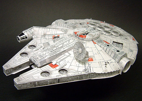 millenium falcon paper