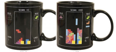 Tetris Heat sensitive mug