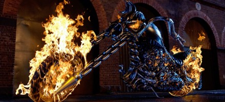 The bike from Ghost Rider