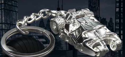 bat mobile key ring