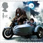 Hagrid's motorbike - Harry Potter Royal Mail